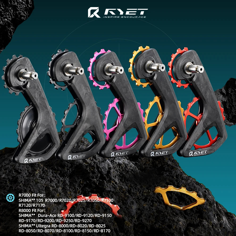 RS Ceramic Oversized Derailleur Pulley Wheel 13T-19T Pulley Wheel Fit for Shiman