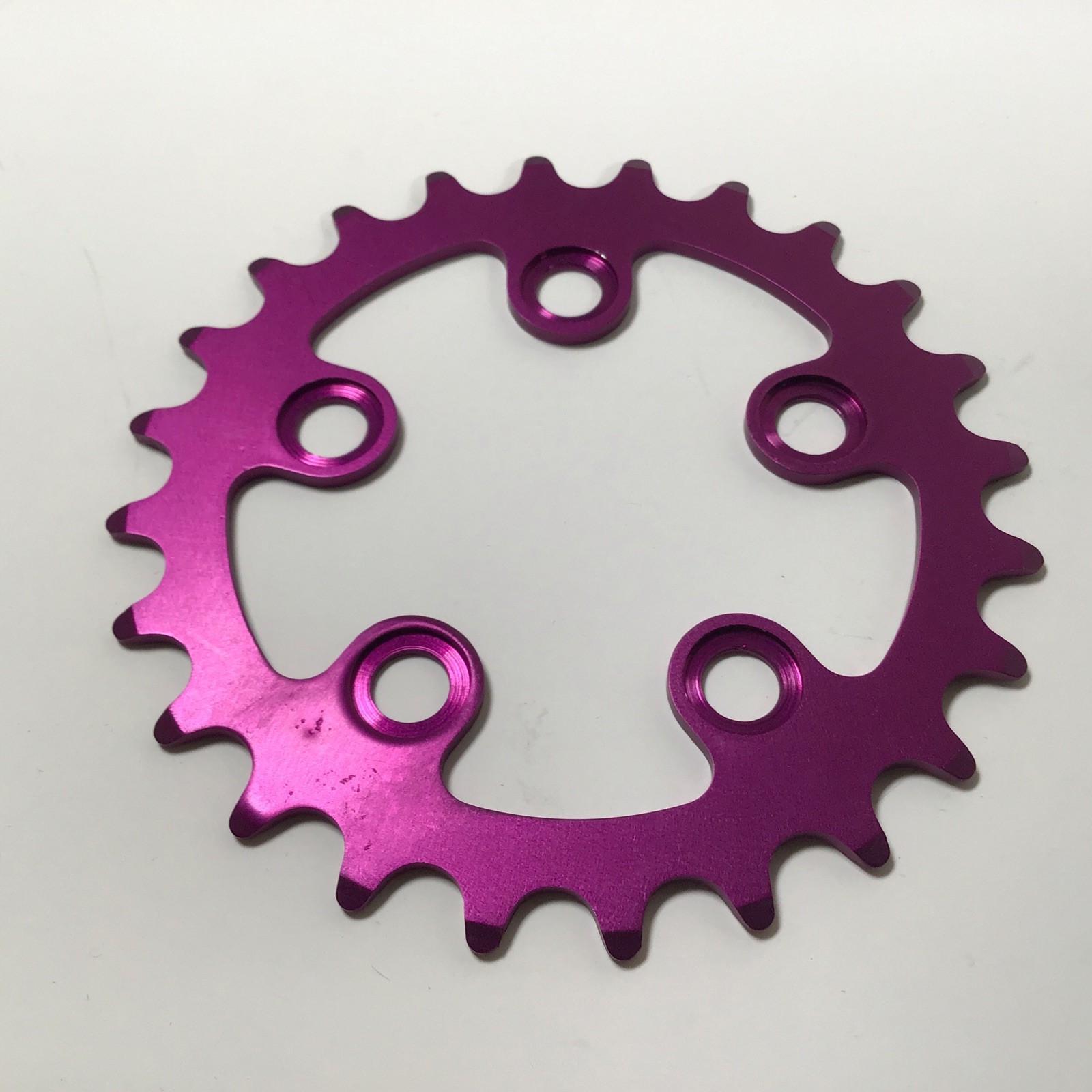 Cook Bros. Racing Inner Chainring 58mm BCD 24T 3DV Purple NOS Alloy Vintage MTB