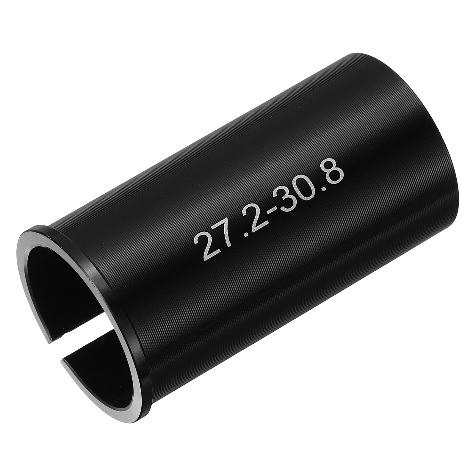 Bicycle Seat Post Adapter Shim 27.2 to 30.8 mm & Alloy & Black for Road Bike