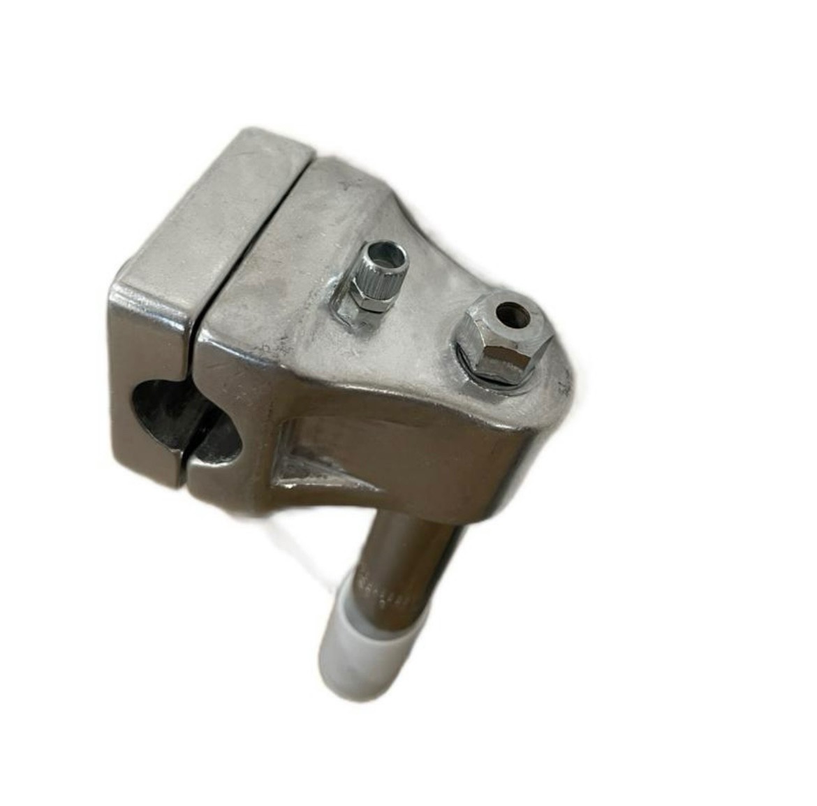 GT GYRO GOOSENECK MALLET STEM 21.1MM CHROME BIKE BICYCLE SILVER REPOP