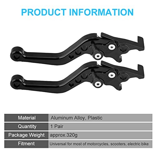 1 Pair CNC Aluminum Alloy Motorcycle Scooter Modification Double Disc Black