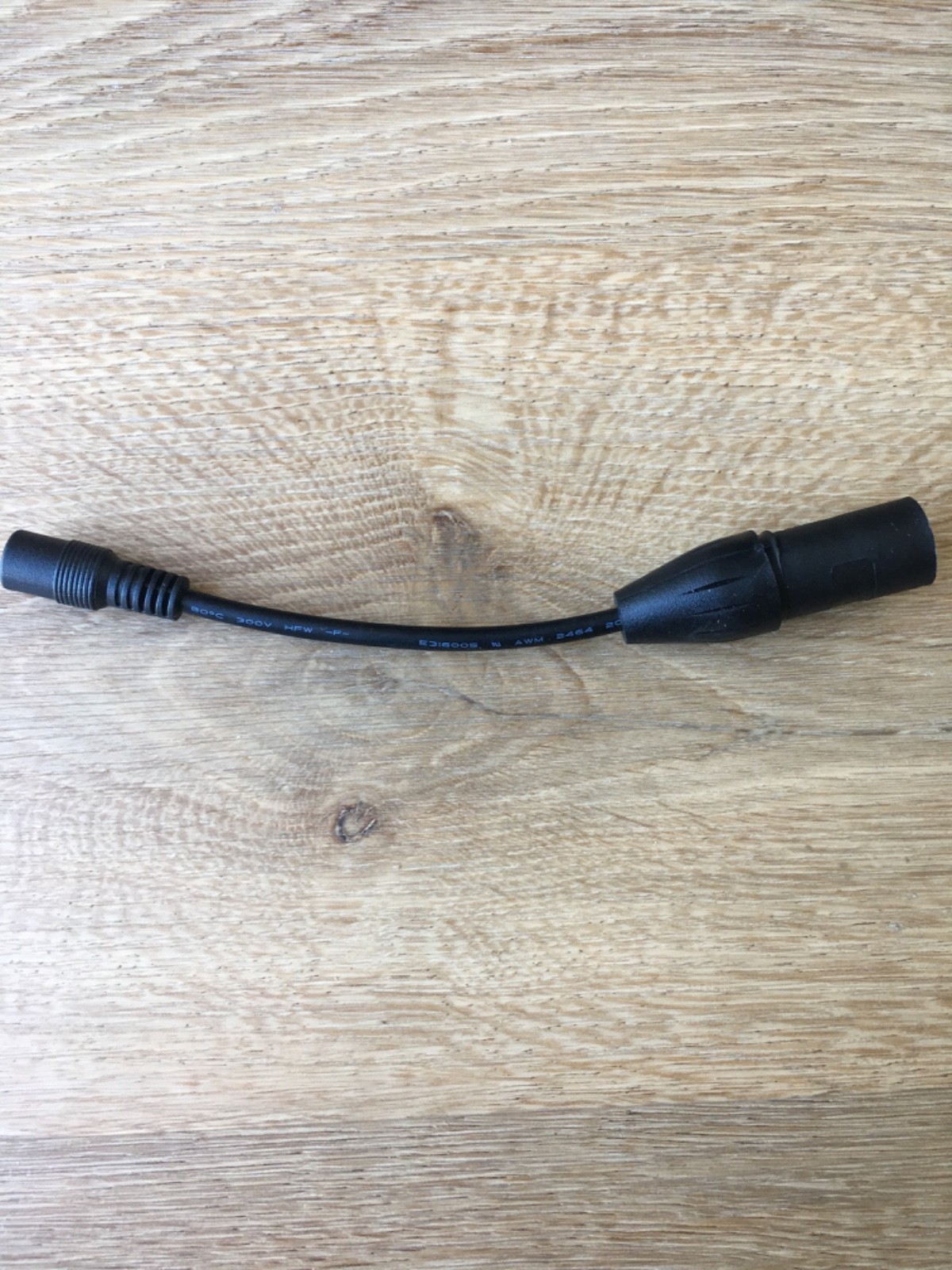 3P XLR/Cannon Connector 17mm Power Adapter Cable E316005