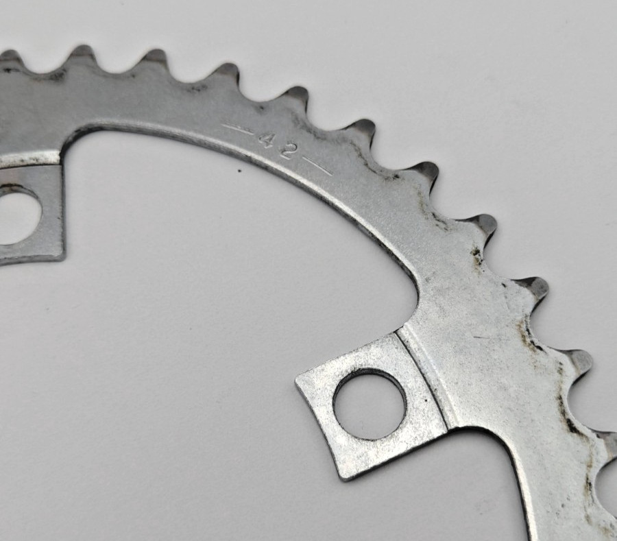 SAKAE SR 362 42 TOOTH 42T CHAINRING 110MM BCD SILVER 5-ARM COMPACT CRANKSET