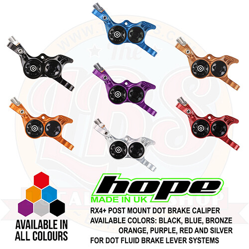 Hope RX4+ Road Gravel Brakes Calipers SRAM Shimano – All Colors – Brand New