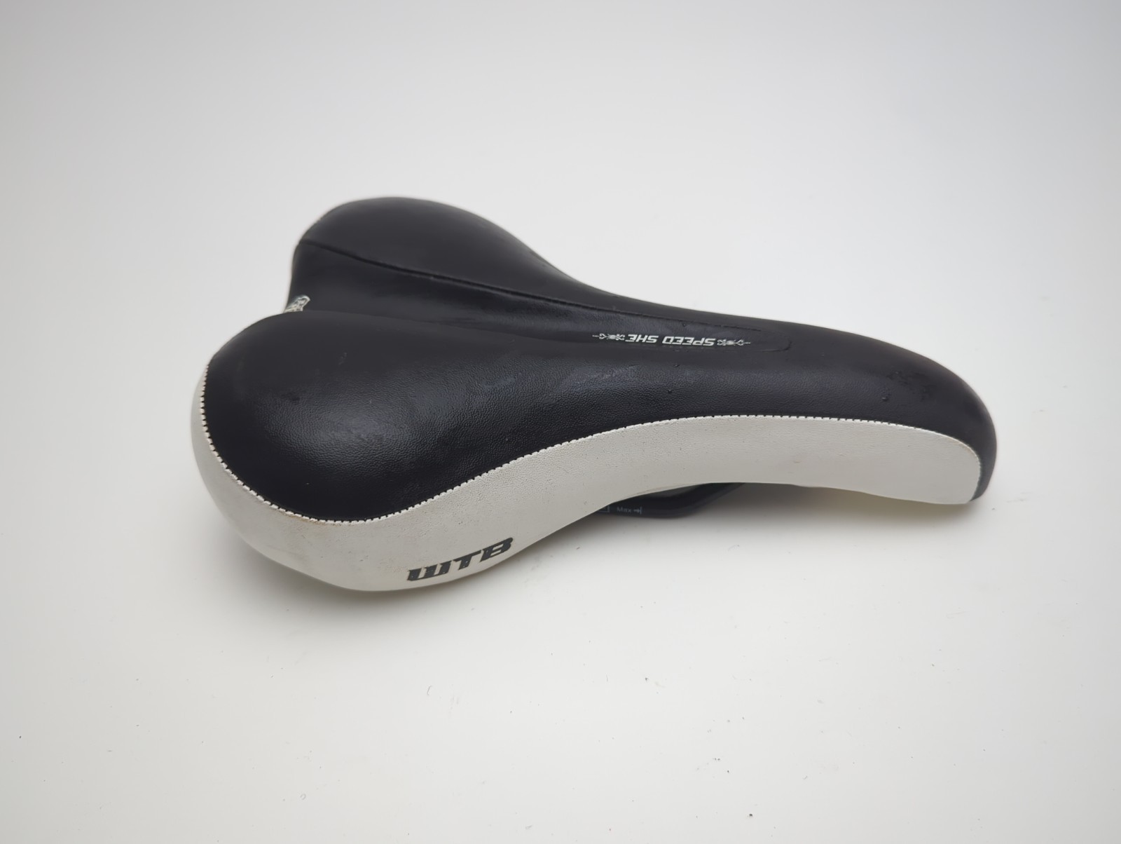 WTB Bike Saddle – Speed She Women’s Black + White – Mt Bike