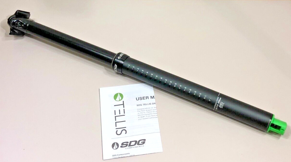 New SDG Components Tellis Dropper Seatpost 34.9mm x 550mm Travel : 200mm