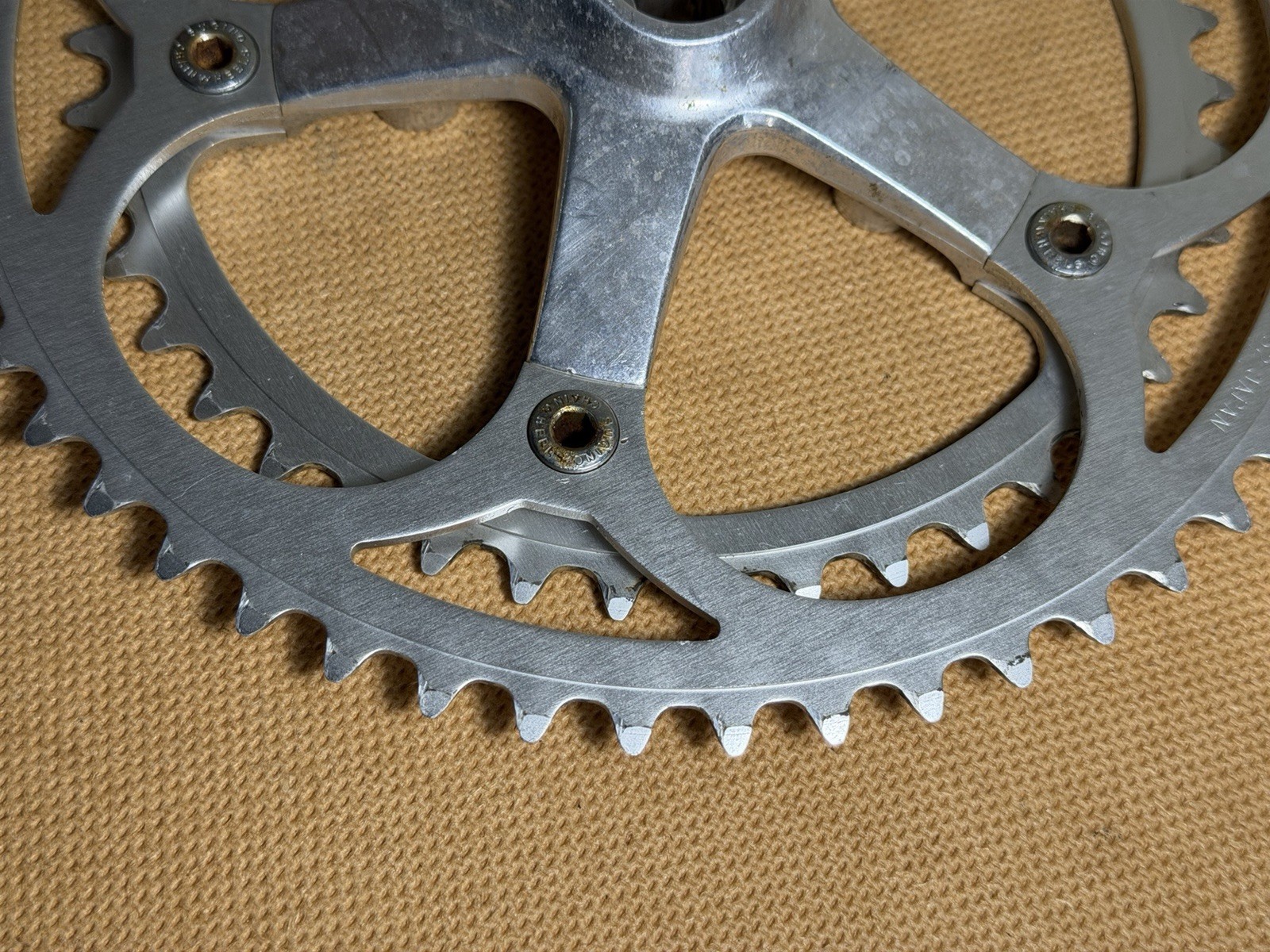 Vintage Sugino VP 130 Double Crankset – 52/42T – 170mm