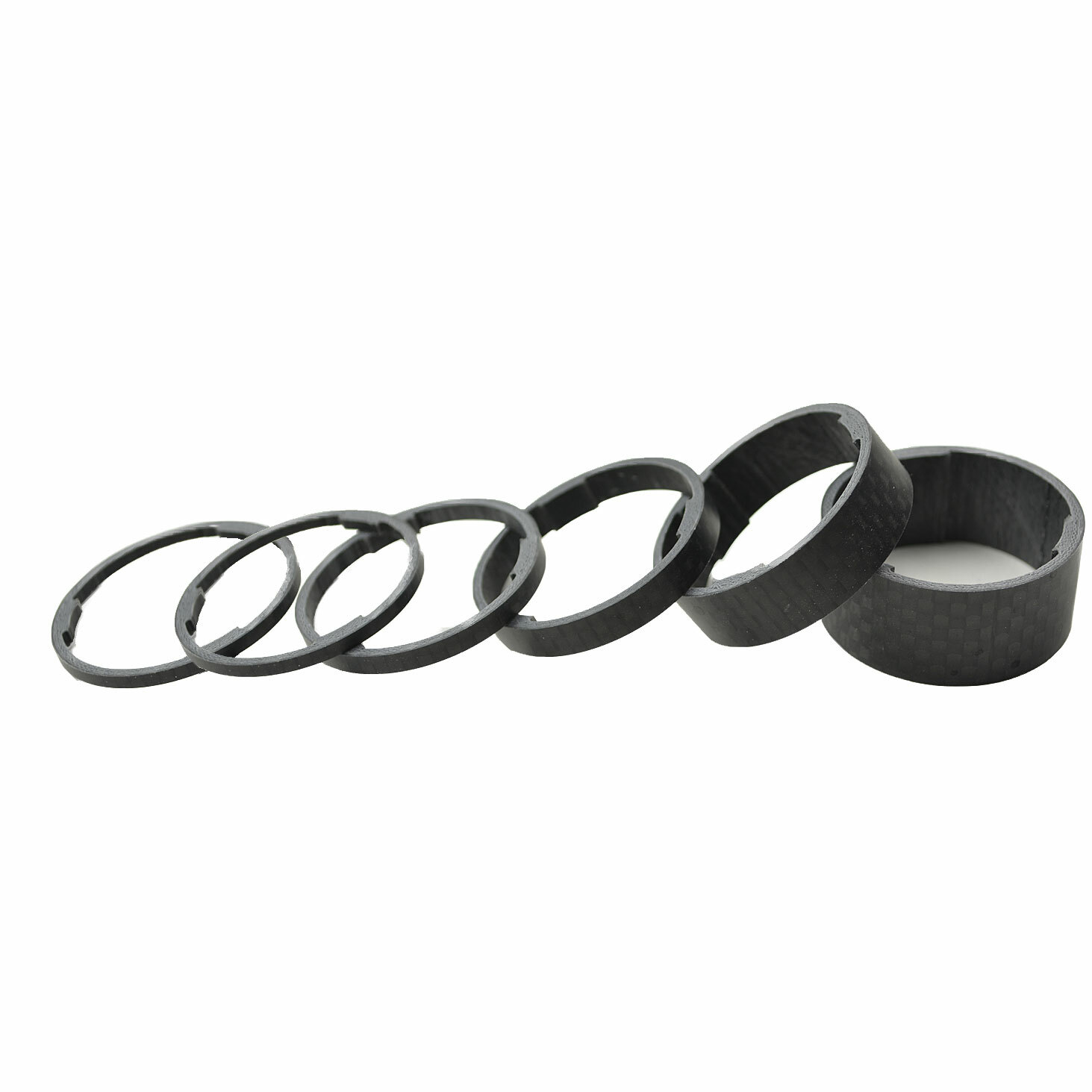 1-1/8″ OMNI Racer WORLDS LIGHTEST Carbon Headset Spacers: 2,3,5,10,15,20mm MATTE