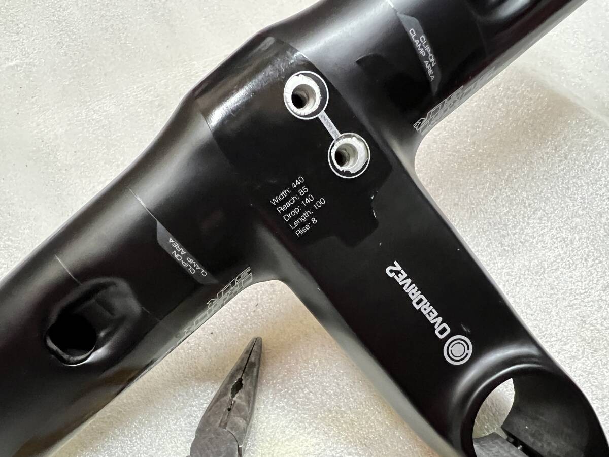 GIANT CONTACT SLR Carbon Integrated Handlebar OD2 OverDrive2 440mmx100mm Road