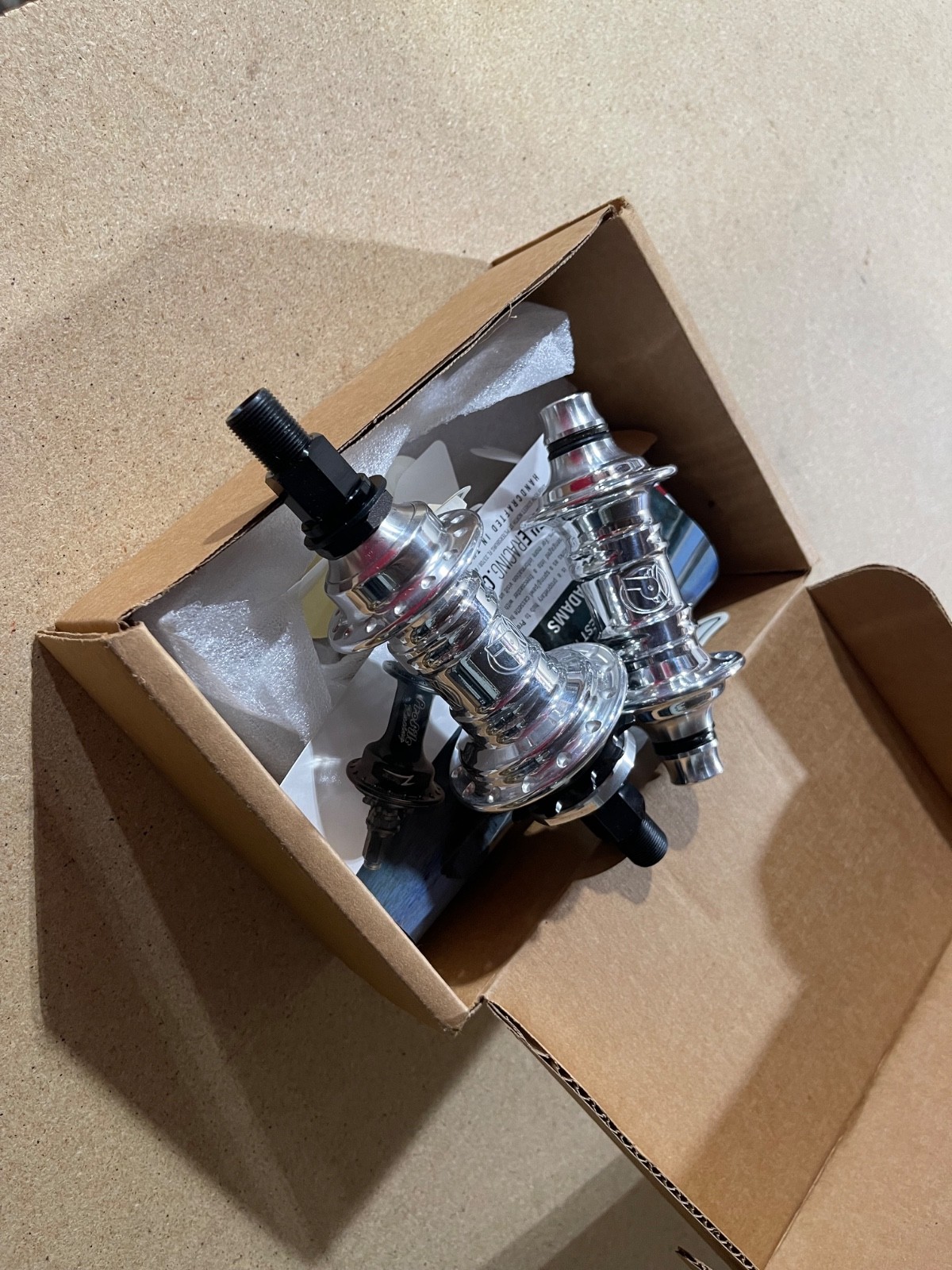 PROFILE RACING BMX MINI HUB SET 12T 24H BRAND NEW POLISHED 14MM AXLE