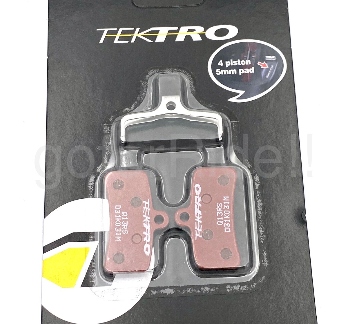 2Pr Tektro Q13RS Disc Brake Pads,Resin, 5mm Thickness HD-E745,E740, T745, T740