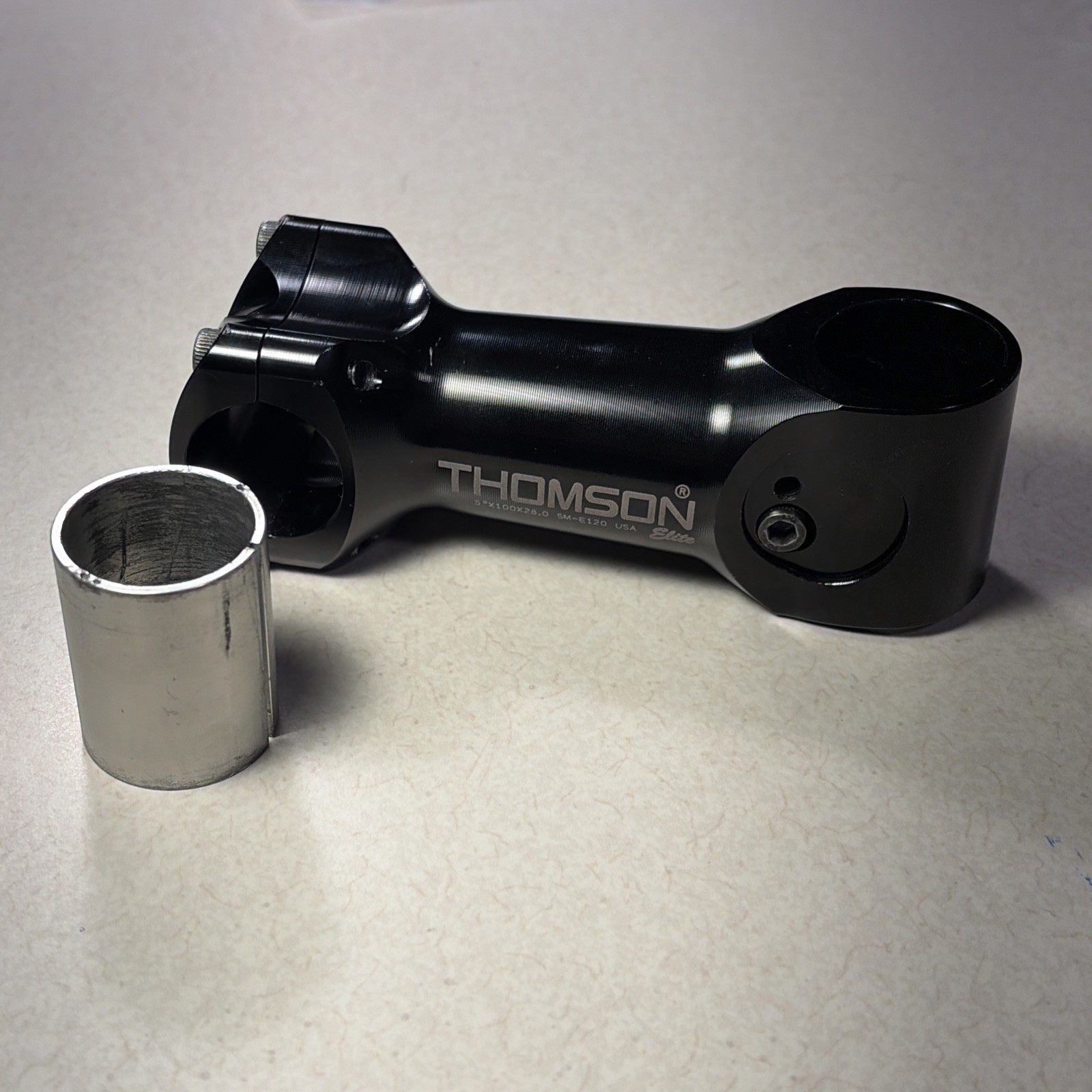Thomson Elite SM-E120 5D x 100mm x 31.8mm Threadless x 26.0 Clamp Stem