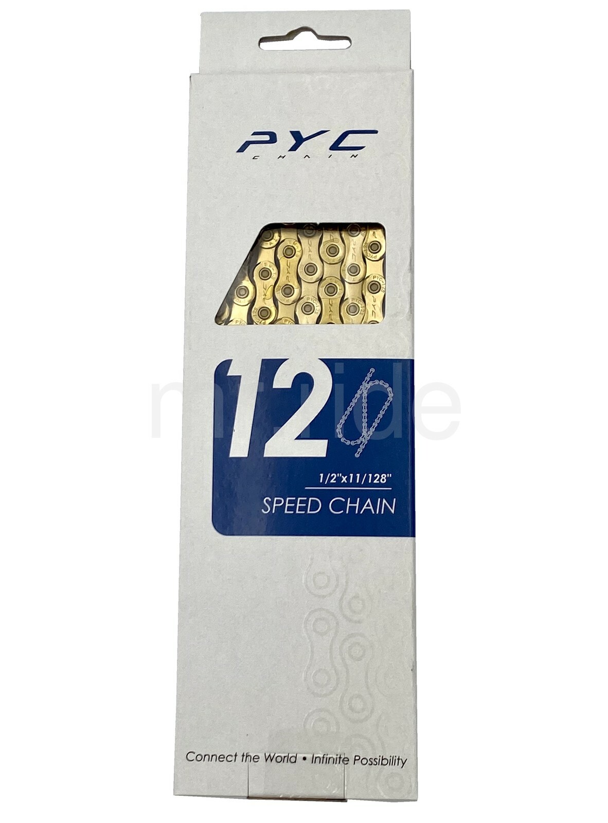 PYC Light Weight Bike 12 Speed Chains fit KMC X12/Shimano/Campy/Sram 126L Gold
