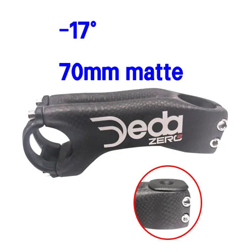 -17°/-10° Degree Mountain Road Bike Carbon Stem 60-120MM 28.6mm/31.8mm Stem Part