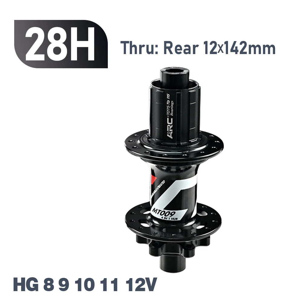 ARC MT009 Rear Hub 4In1 BOOST 10X135 12X142 12X148 MTB XC Gravel E Bike Bicycle