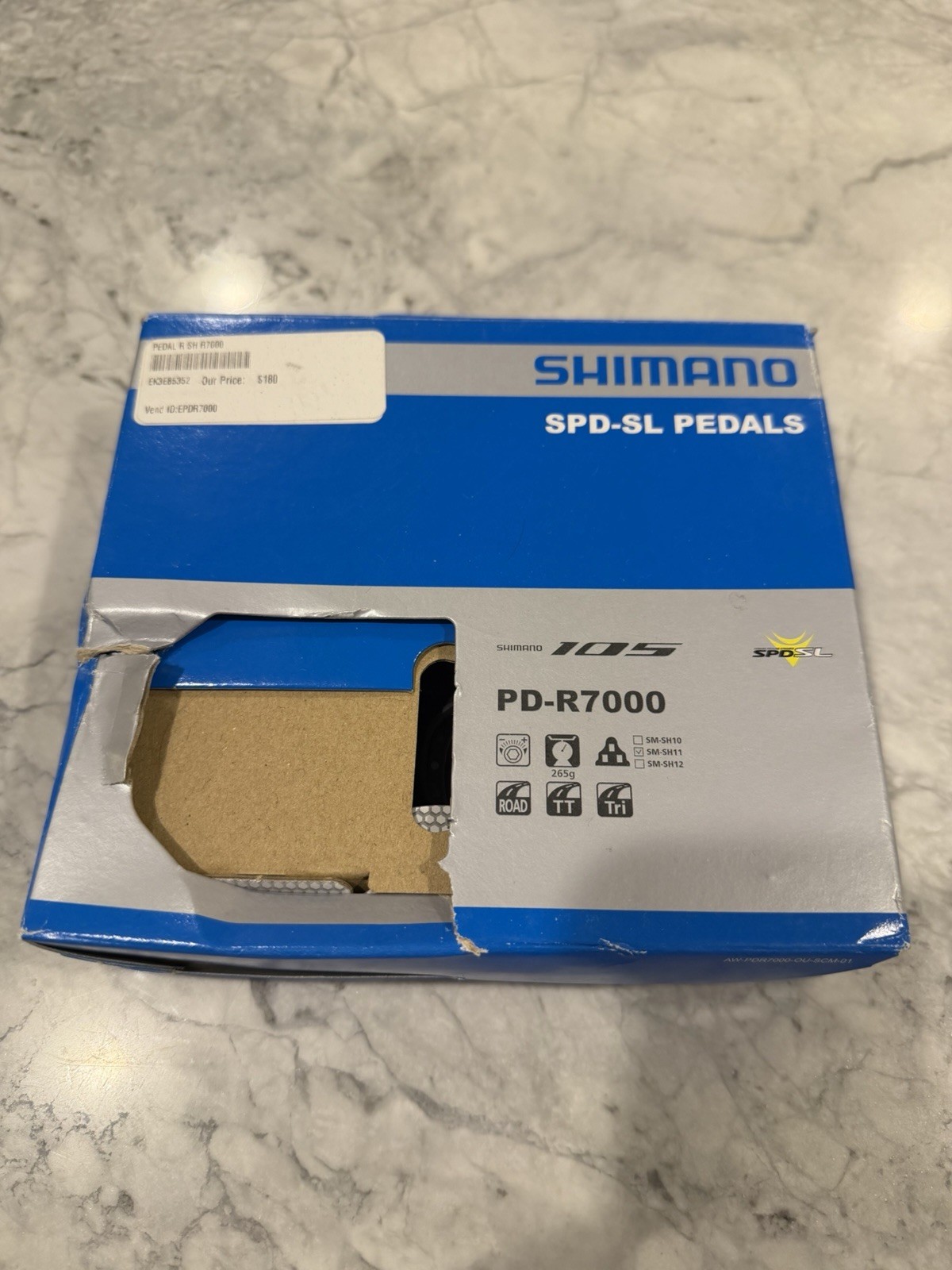 Shimano SPD-SL PD-R7000 Open Road Bike Pedals