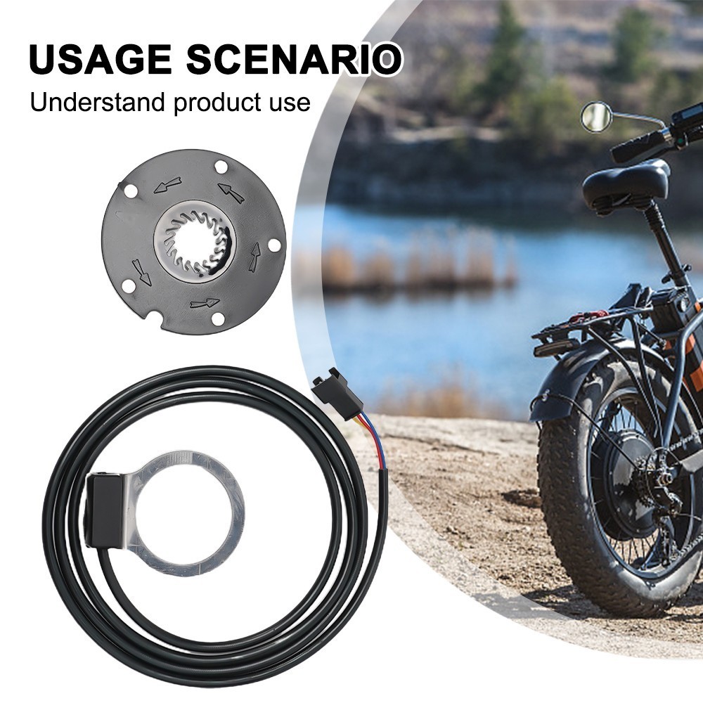 Speed Sensor Electric Bicycle Pedal PAS 5/8/12 Magnets E-bike Assistant Sensor