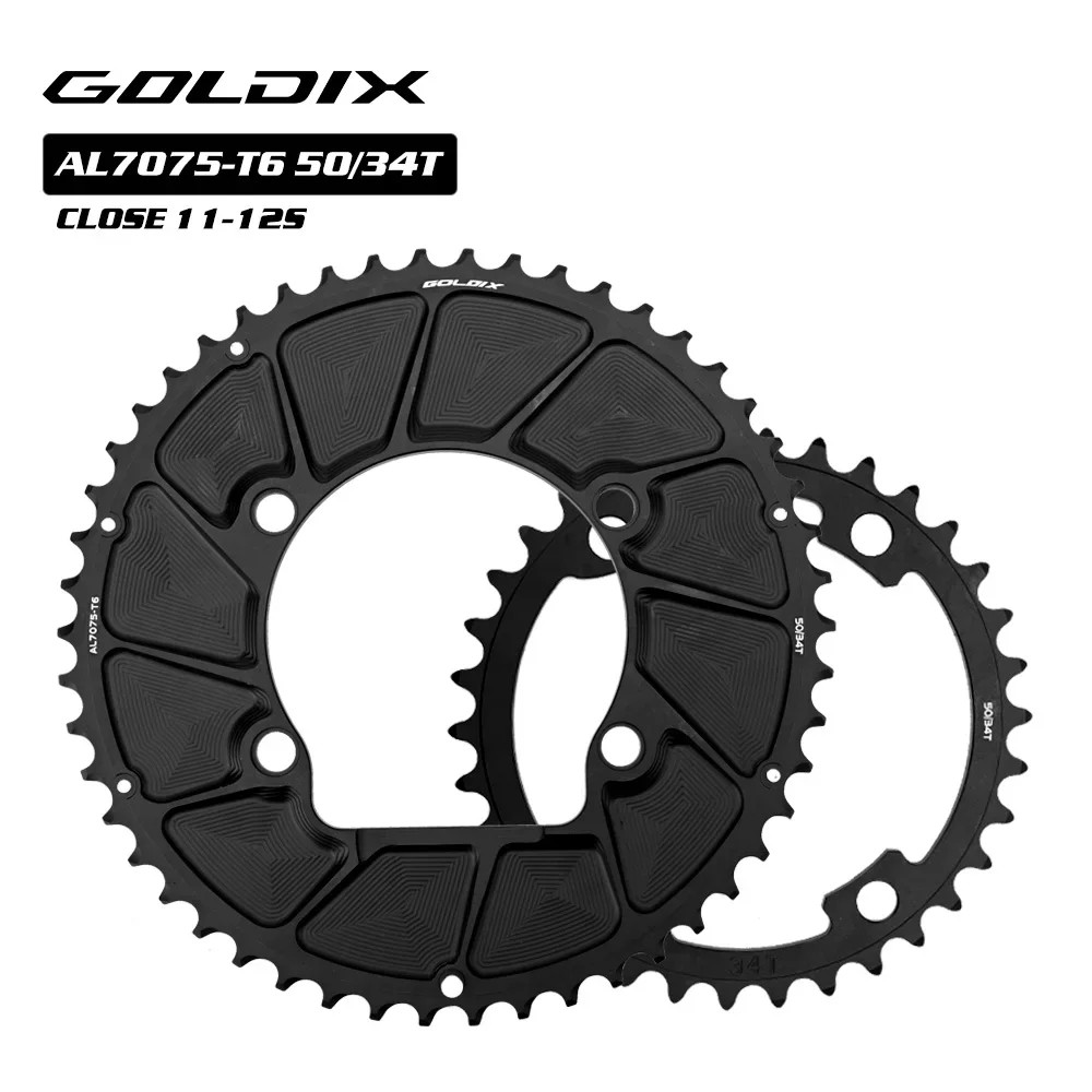 110BCD 2X Double Chainring AERO Sprocket for 11Speed 12Speed 4 BOLT Chainring