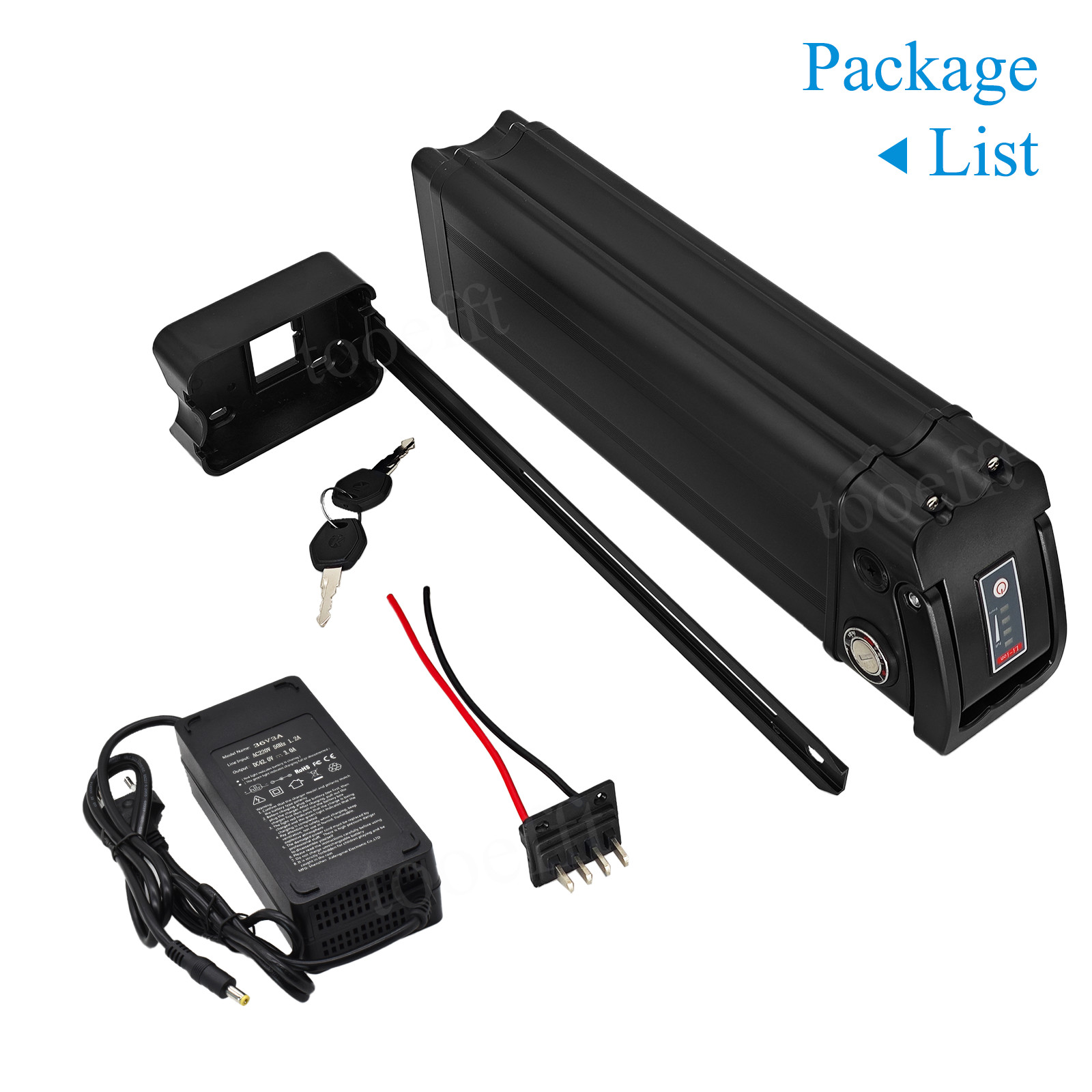tooefft Electric Bicycle Battery 48V 13Ah 20Ah for Heybike Mars Ranger ebike