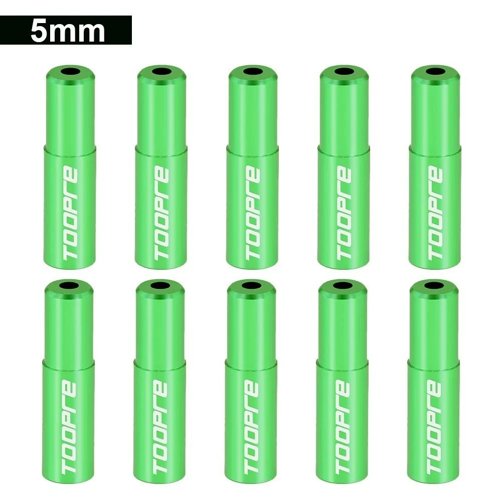10pcs Aluminum Bicycle Cable Housing End Caps 4mm 5mm MTB Road Bike Brake Shifte