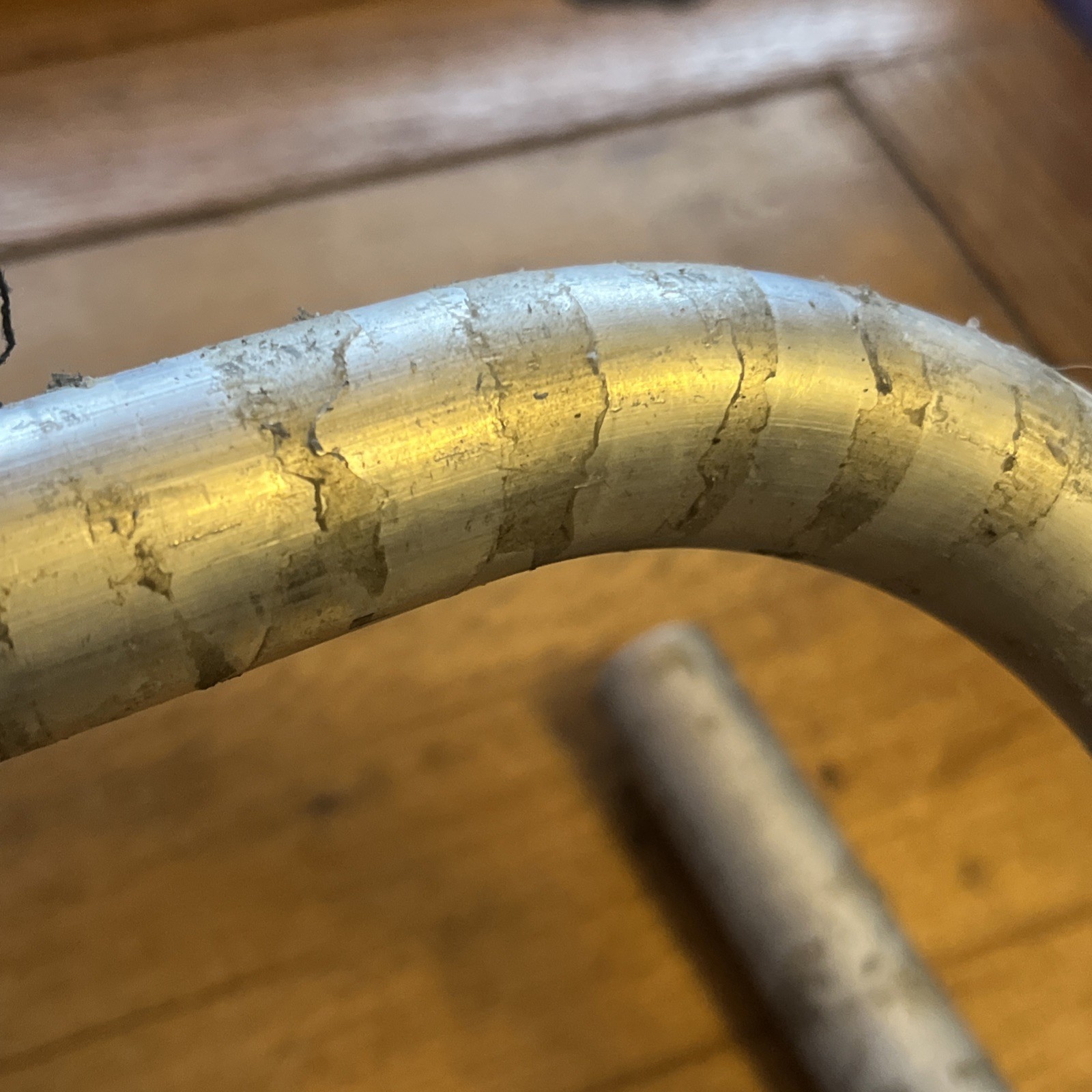Vintage Unbranded Drop Handlebars 25.2 Clamp Diameter (?) 360 mm