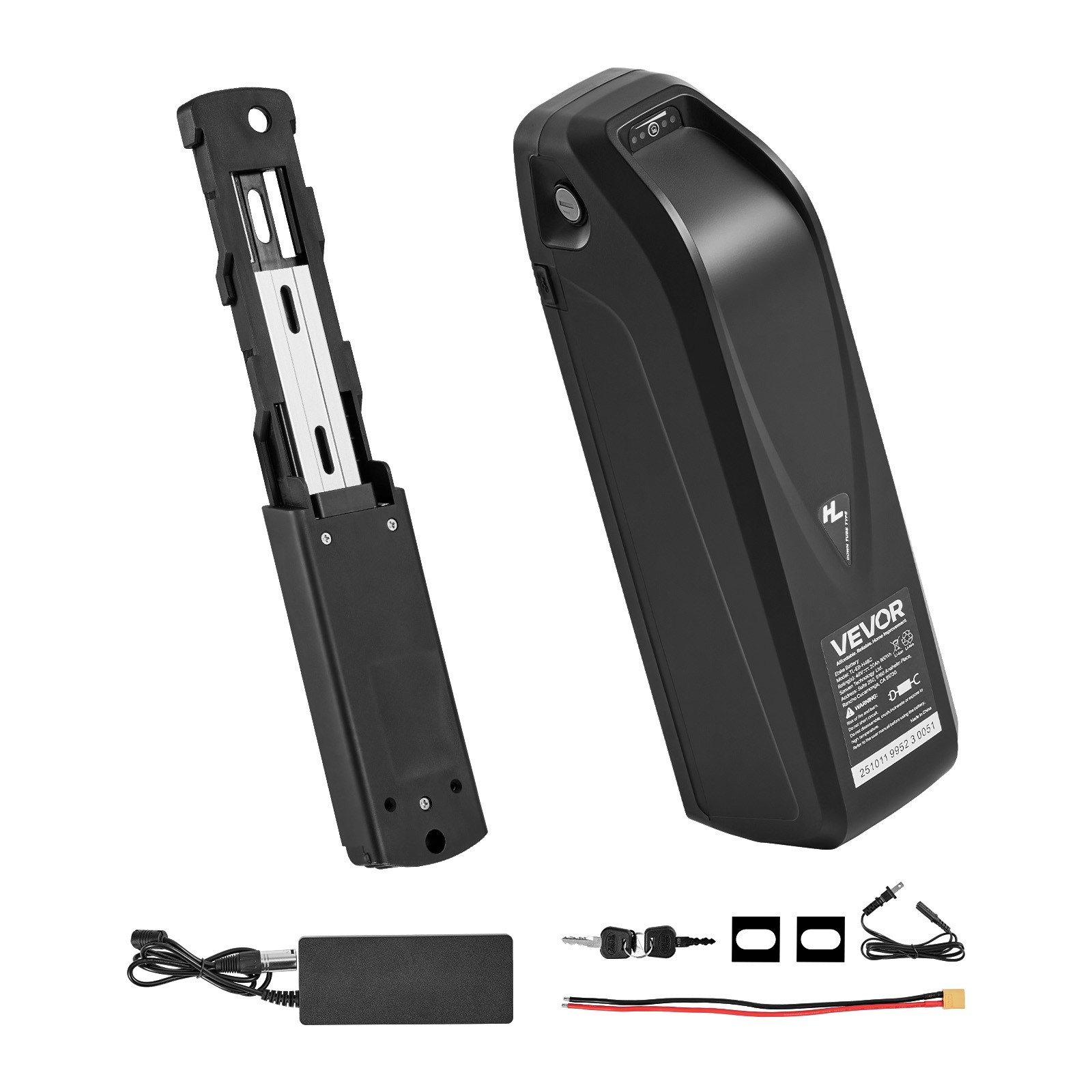 VEVOR Ebike Battery Electric Bike Lithium Battery 48V 20Ah for 1500W Motor BMS