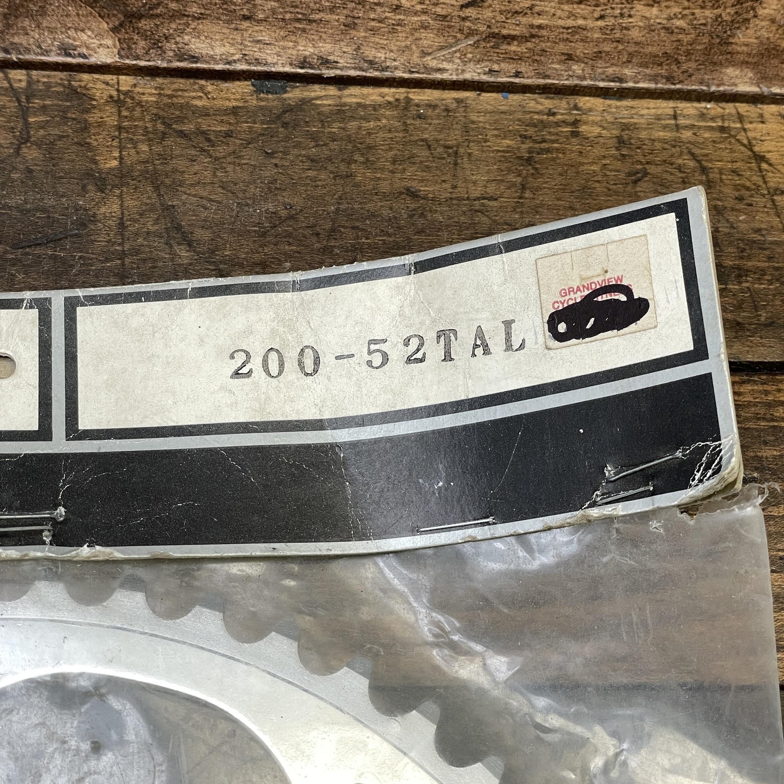 Vintage SR Sakae 52T Chainring 130 BCD 5-Arm Silver Japan NOS Road Bike 80s