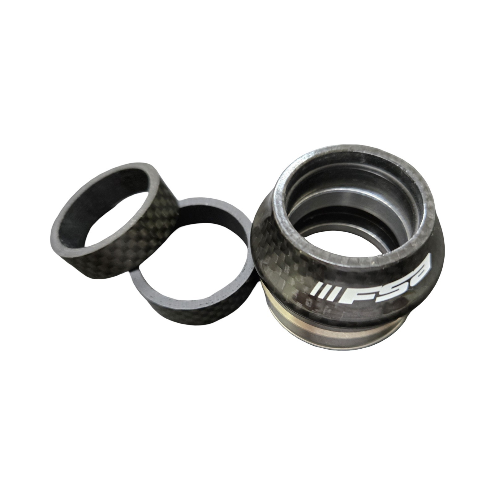 FSA 1 1/8» headset Carbon Top Cover & spacers NOS Sealed bearing MTB ROAD CITY