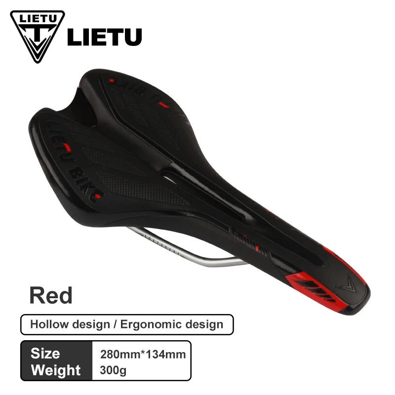 LIETU Bicycle Saddle MTB Road Bike Cycling Silicone Skid-Proof Saddle Seat Silic