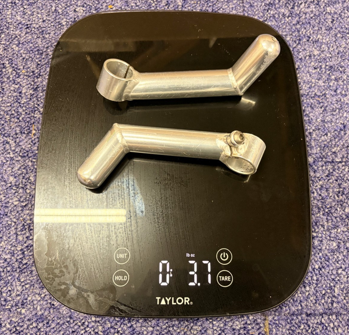 Vintage Retro Titanium MTB Bar Ends – 1996 Orange Bike Retro – Very Light 105g