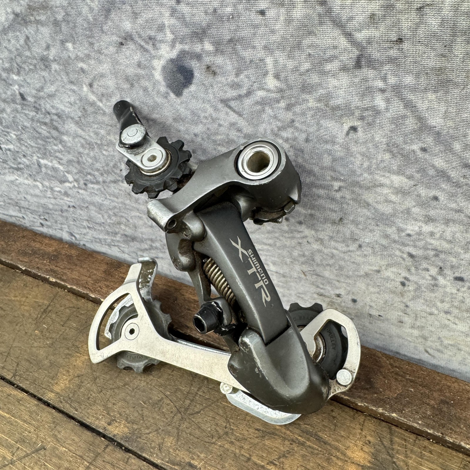 Vintage Shimano XTR RD-M951 Rapid Rise Rear Derailleur Long Cage 8 Speed MTB