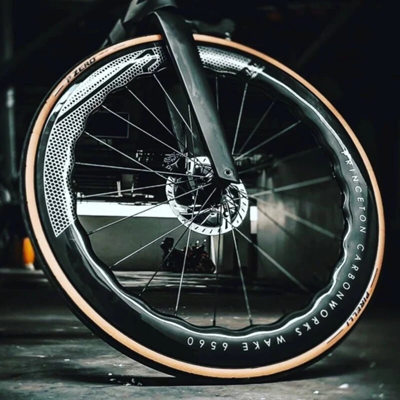 700C Full Carbon Fibre Road Bike Rim Clincher Tubeless 25mm Width 65mm Depth