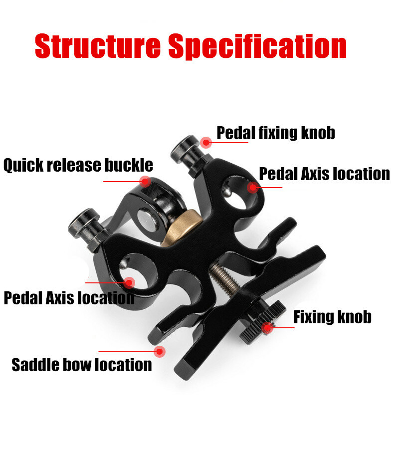 Promend Folding Bike Pedal Quick Release Device For Brompton QR Pedal Holder