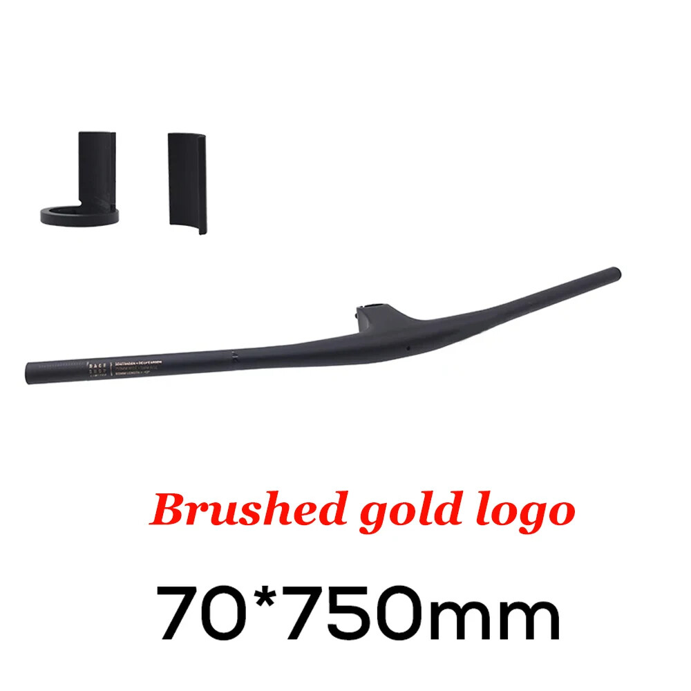 MTB Bicycle Full Carbon Integrated Handlebar and Stem 70/80/90*750mm 13 ° Degree