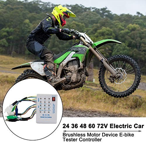 E-Bike Motor Controller Tester 24V-72V, Quick Battery-Powered Device for Scooter