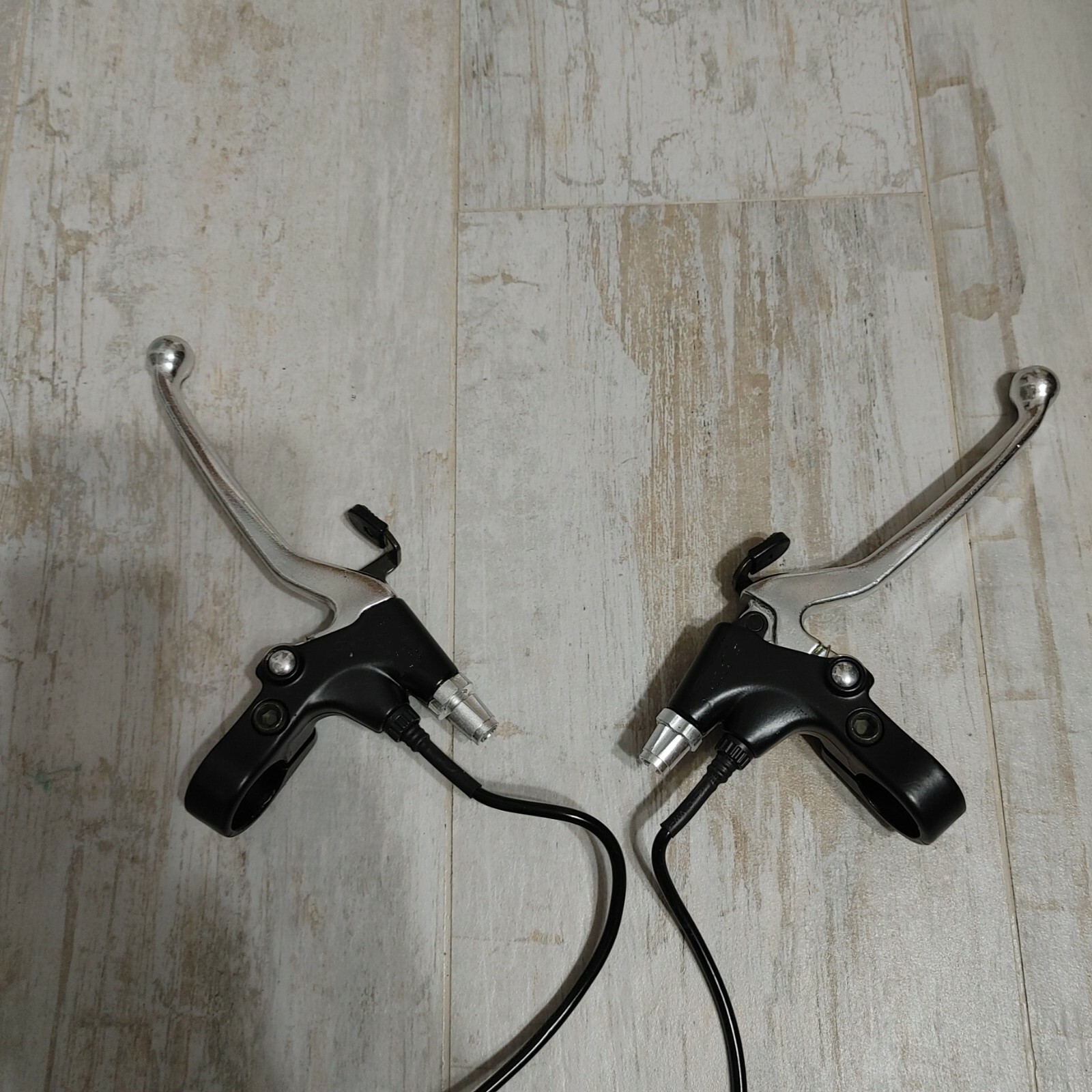 Electric Trike power cut off Brake Lever set with Locking Button Alum in USA