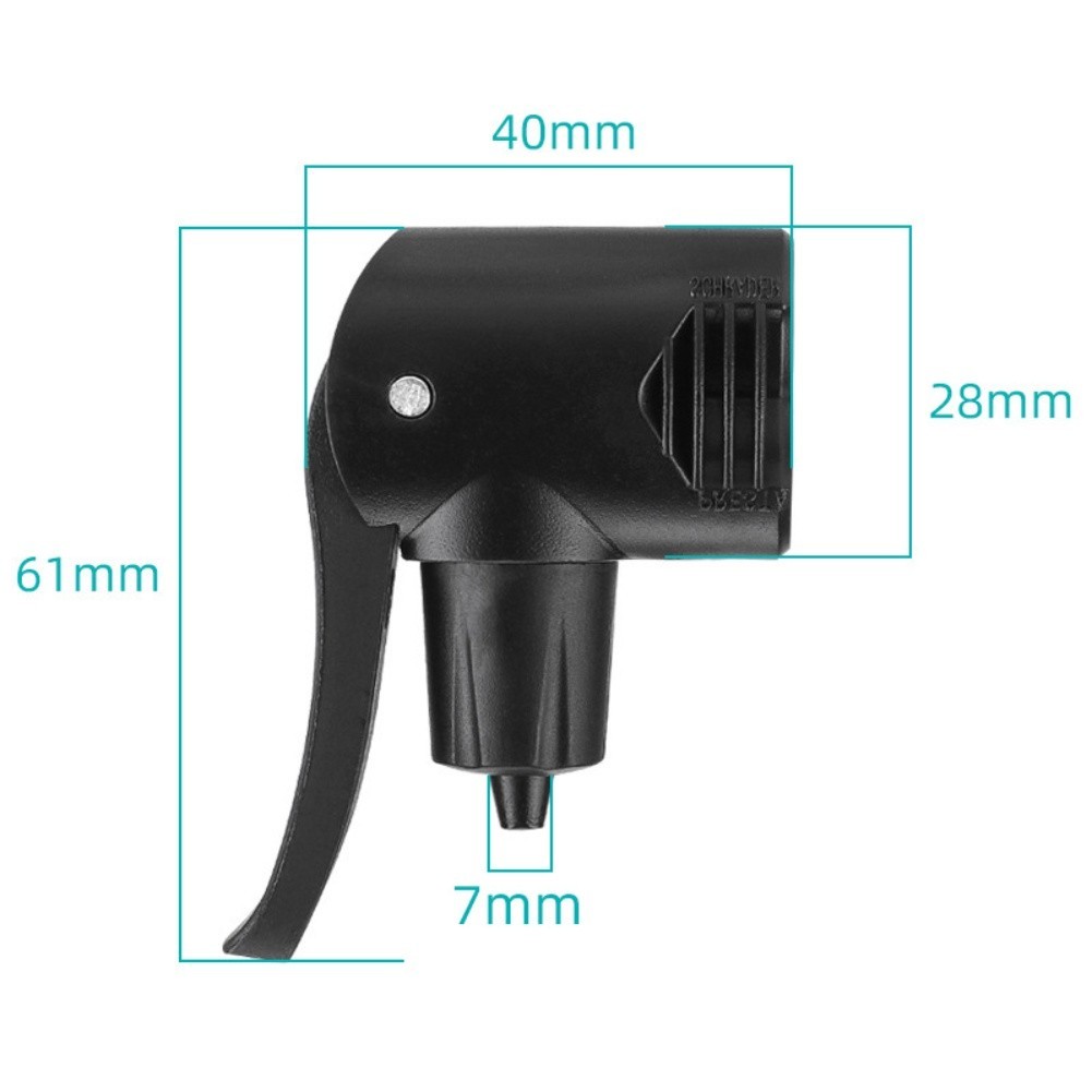 Doublehead Bicycle Pump Valve Adapter for Road Mountain Bike Tire Inflation