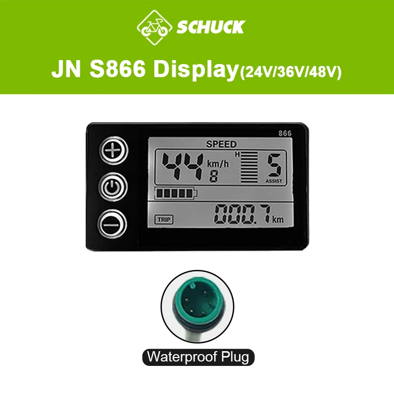 24V 36V 48V JN LED/LCD E-bike Display Group Electric Bicycle Control Panel