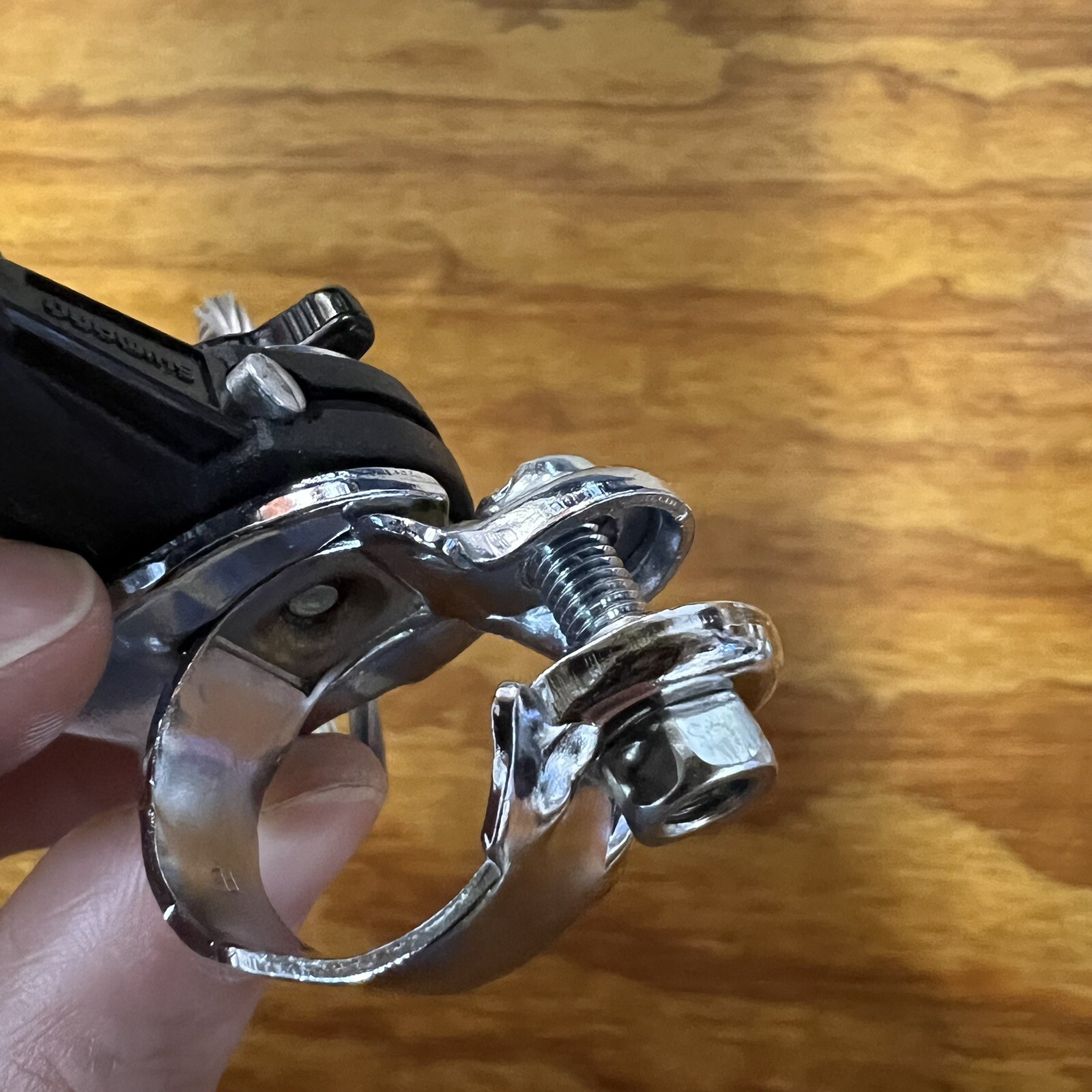 SHIMANO 5 SPEED FRICTION SHIFTER STEM MOUNT CLAMP ON BLACK VINTAGE NOS JAPAN