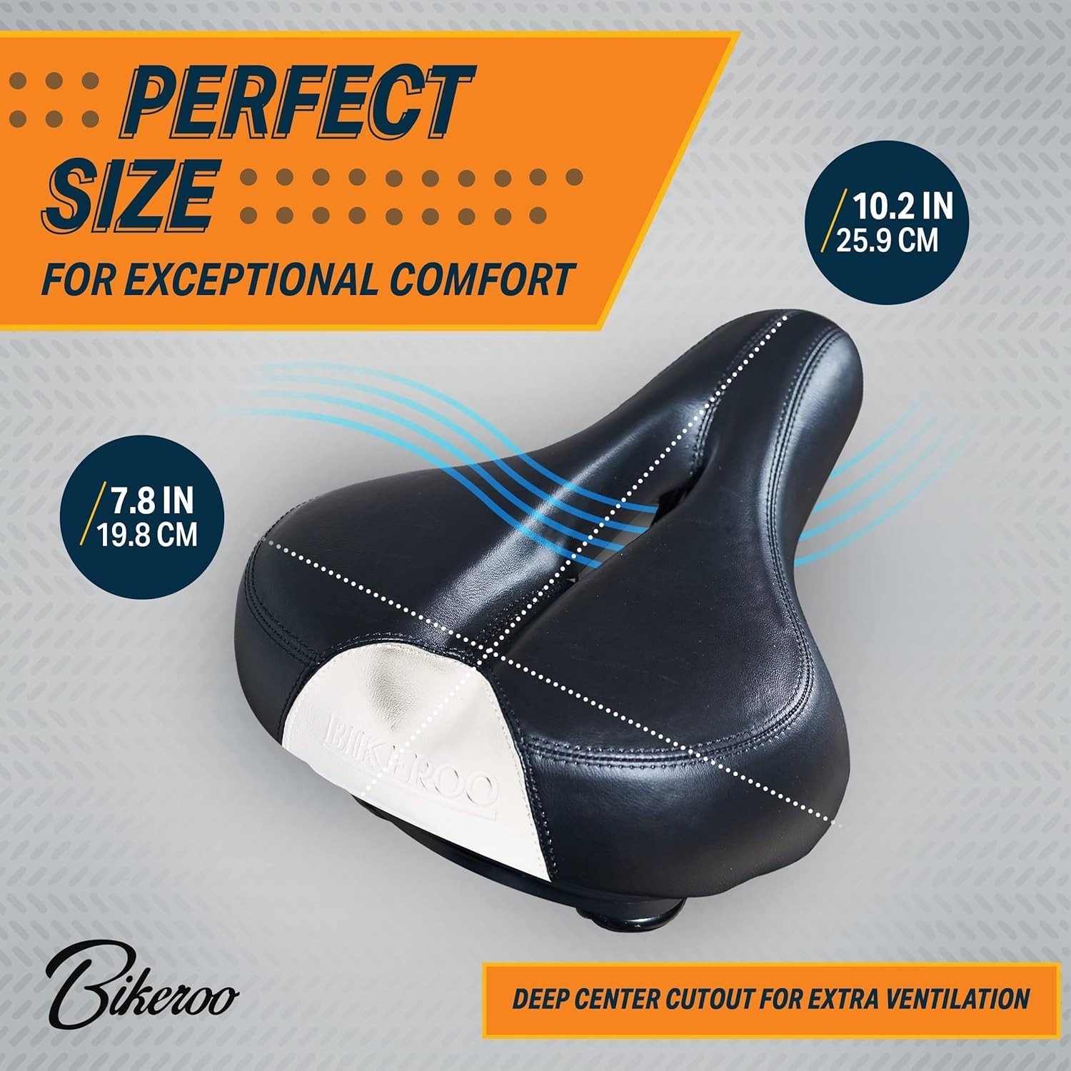 Comfort Saddle for Women & Men – Universal Fit Indoor & Outdoor Bicycles – Ce…