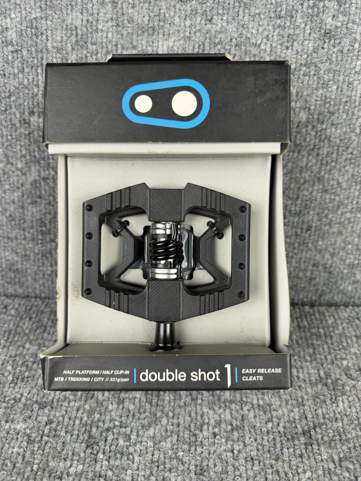 Crank Brothers Double Shot 1 Pedals – Half Platform/Half Clip-In New