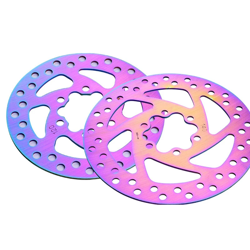 Colorful Mountain Bike Hollow Disc Brake Disc Electric Bicycle Brake Rotor 120/1