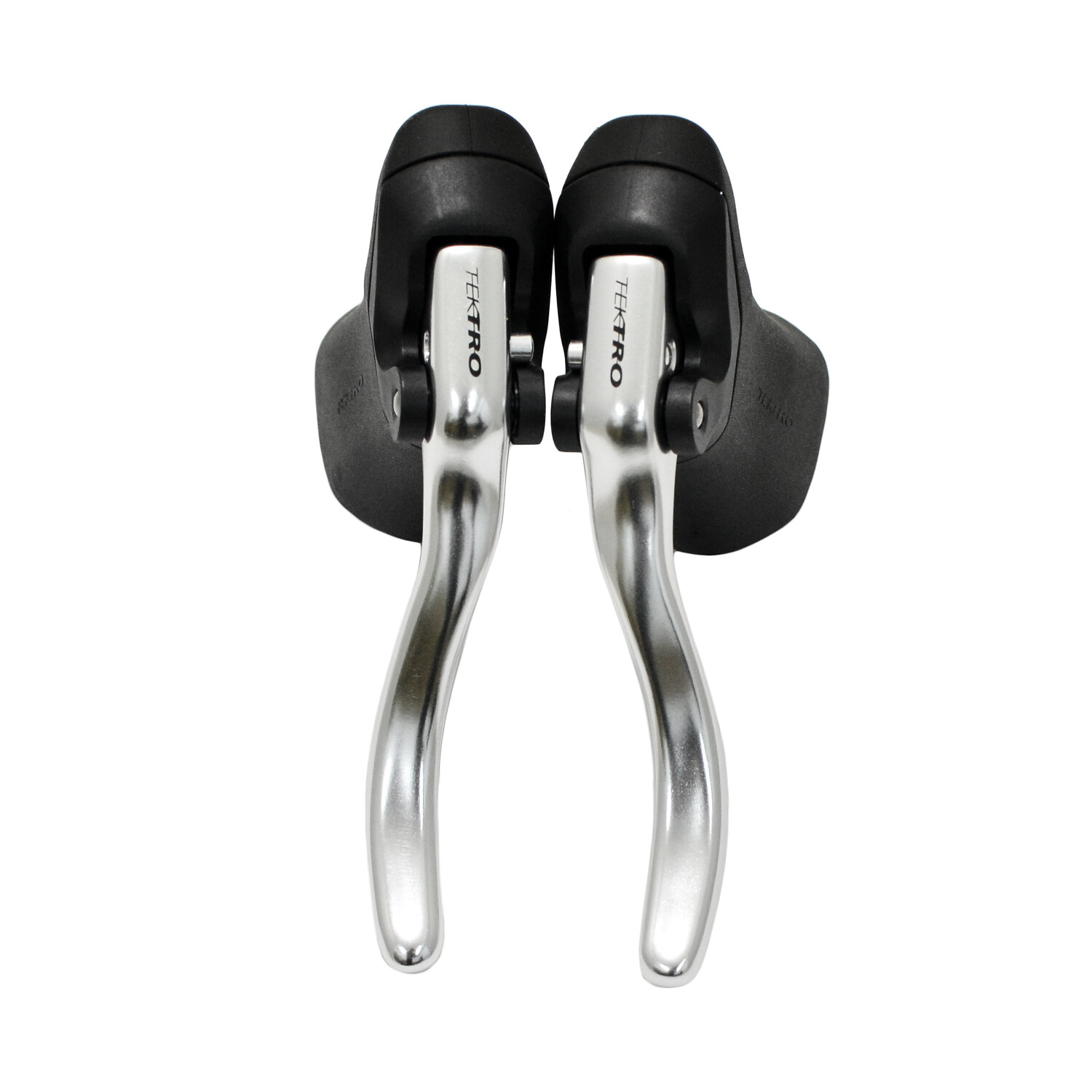 TEKTRO RL340 Brake Lever Set Road Bike 23.8mm & 24.2mm Rubber Hood Brake ,Silver