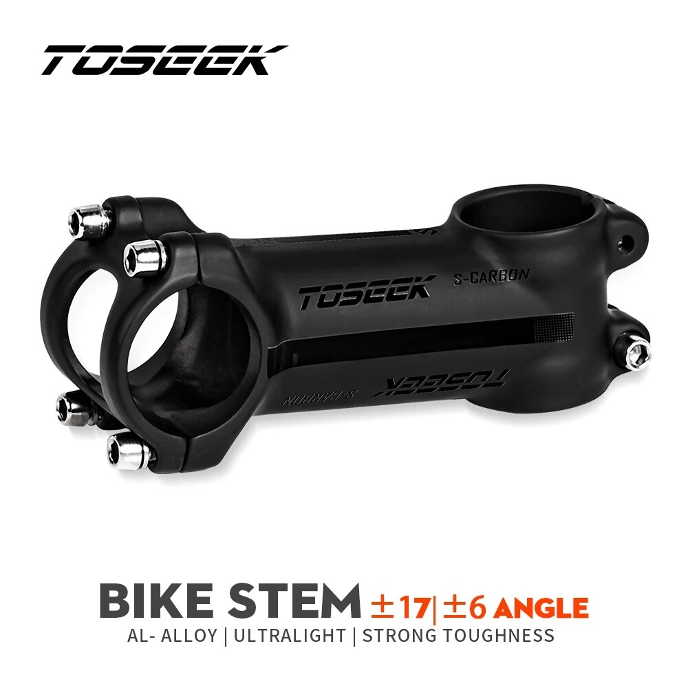 Bicycle Alloy Stem 6/17° Mountain MTB Road Bike Handlebar Stems 31.8*60-120mm