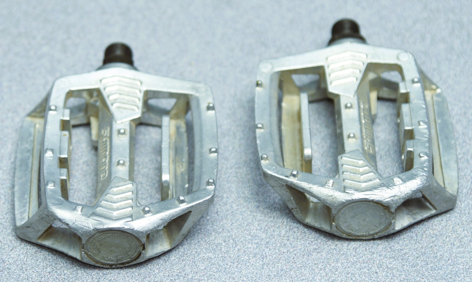 Shimano PD-MX15 Flat/Platform Pedals, silver bmx 9/16″ vintage mtb