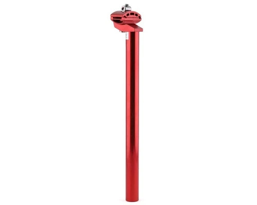 MCS Alloy Micro Adjust 25.4mm x 350mm Seat Post ALL RED