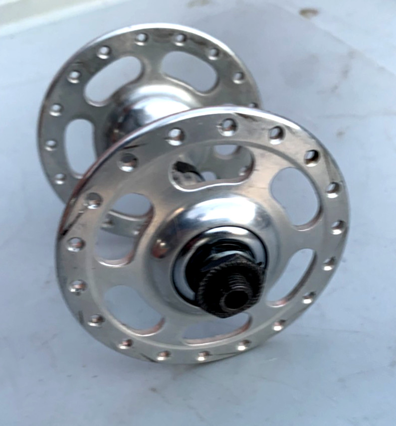 Vintage CAMPAGNOLO RECORD Front Hub 36H 100mm Spacing HIGH FLANGE