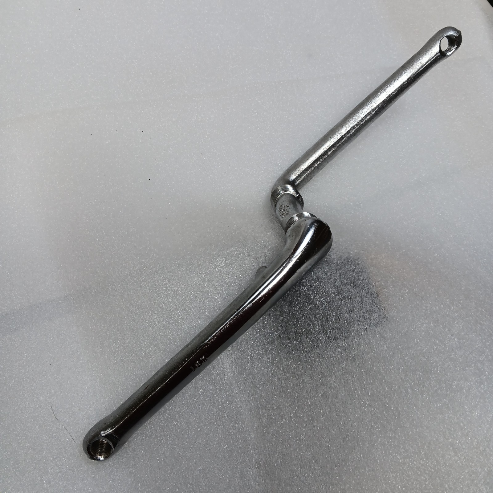 One Piece Chrome Bicycle Crank Arm 165mm 6-1/2″ For Schwinn 28TPI