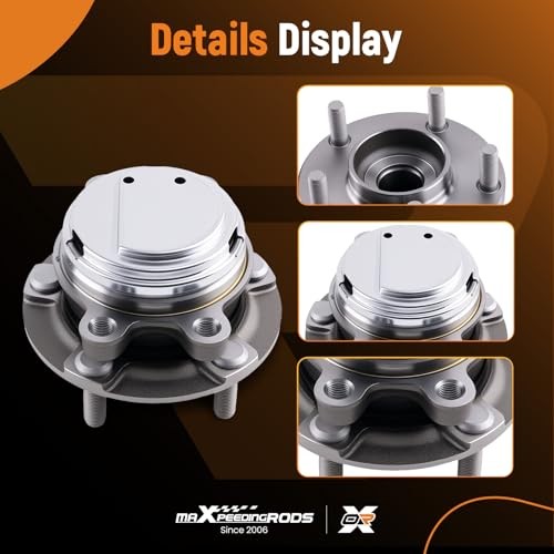 maXpeedingrods 2 Pcs 513334 Front Wheel Hub and Bearing Assembly for 513334×2