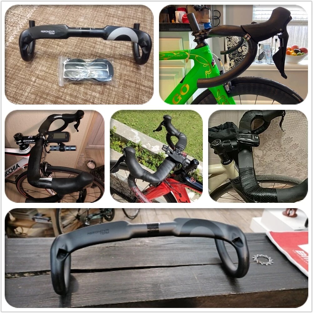 Carbon Bicycle Handlebar 31.8 Bent Drop Bar UD Matte/Glossy for Outdoor Cycling